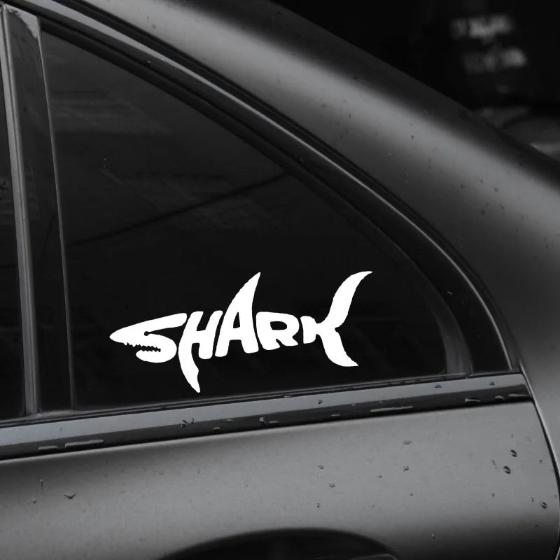 CowLost | product_id-shark-reflective-english-word-pvc-sticker-for-helmet-motorcycle-car-decal |4