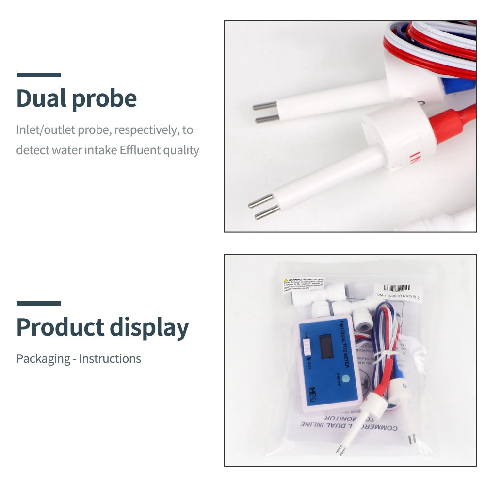 HM Digital Online Water Quality Tester LCD TDS/EC Meter PPM Detection for Pool Laboratory