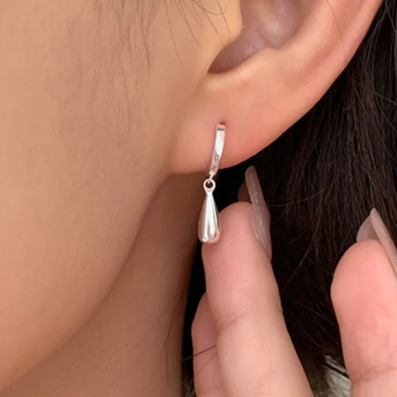 CowLost | business-card-cases-sam-panda-925-sterling-silver-waterdrop-earrings-for-women |1