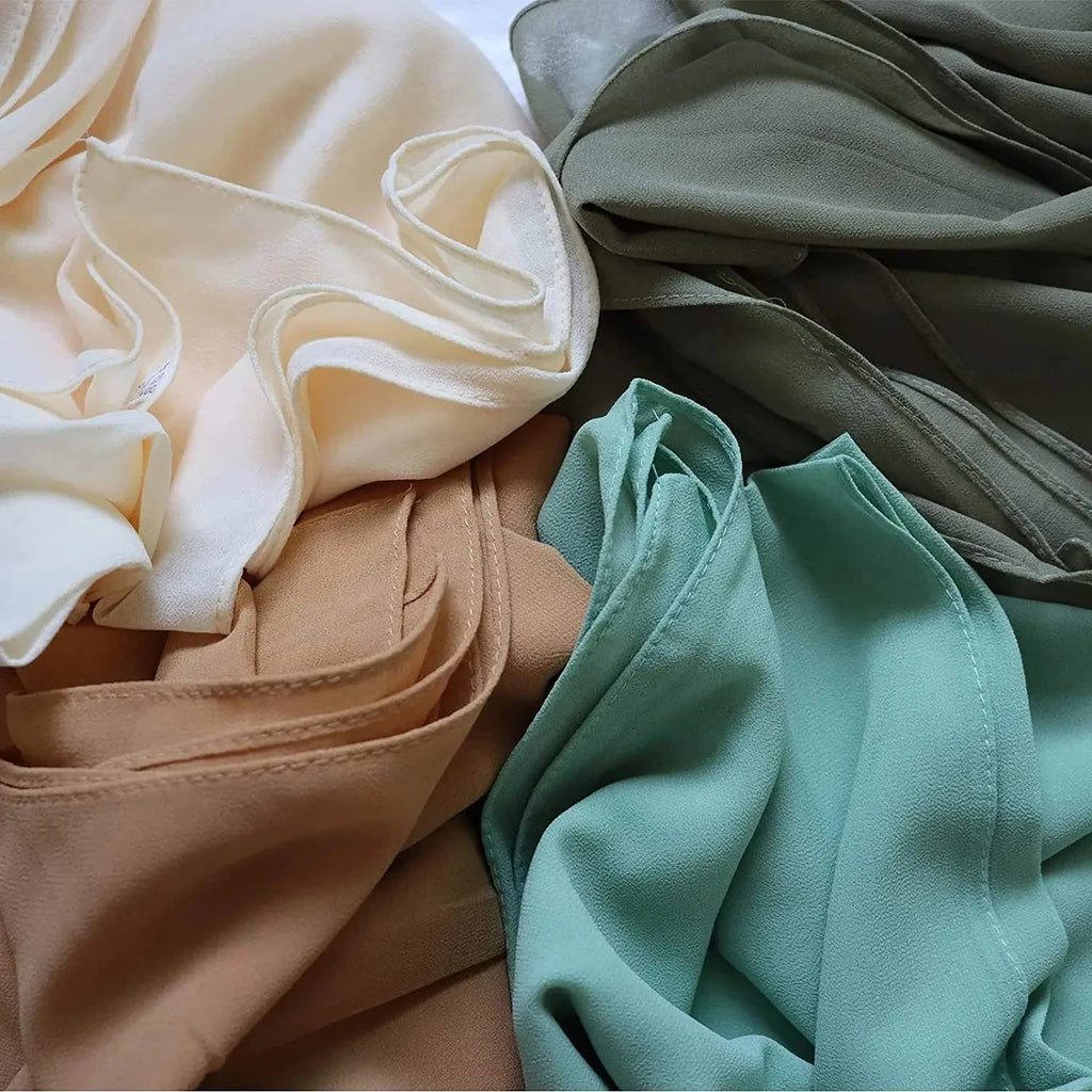 CowLost | muslim-chiffon-hijab-scarf-women-long-solid-color |10