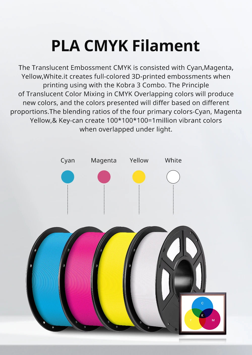 CowLost | anycubic-pla-filament-1-75mm-fdm-3d-printer-plastic-consumables-material-for-kobra-3-toy-diy-printing-filament |17