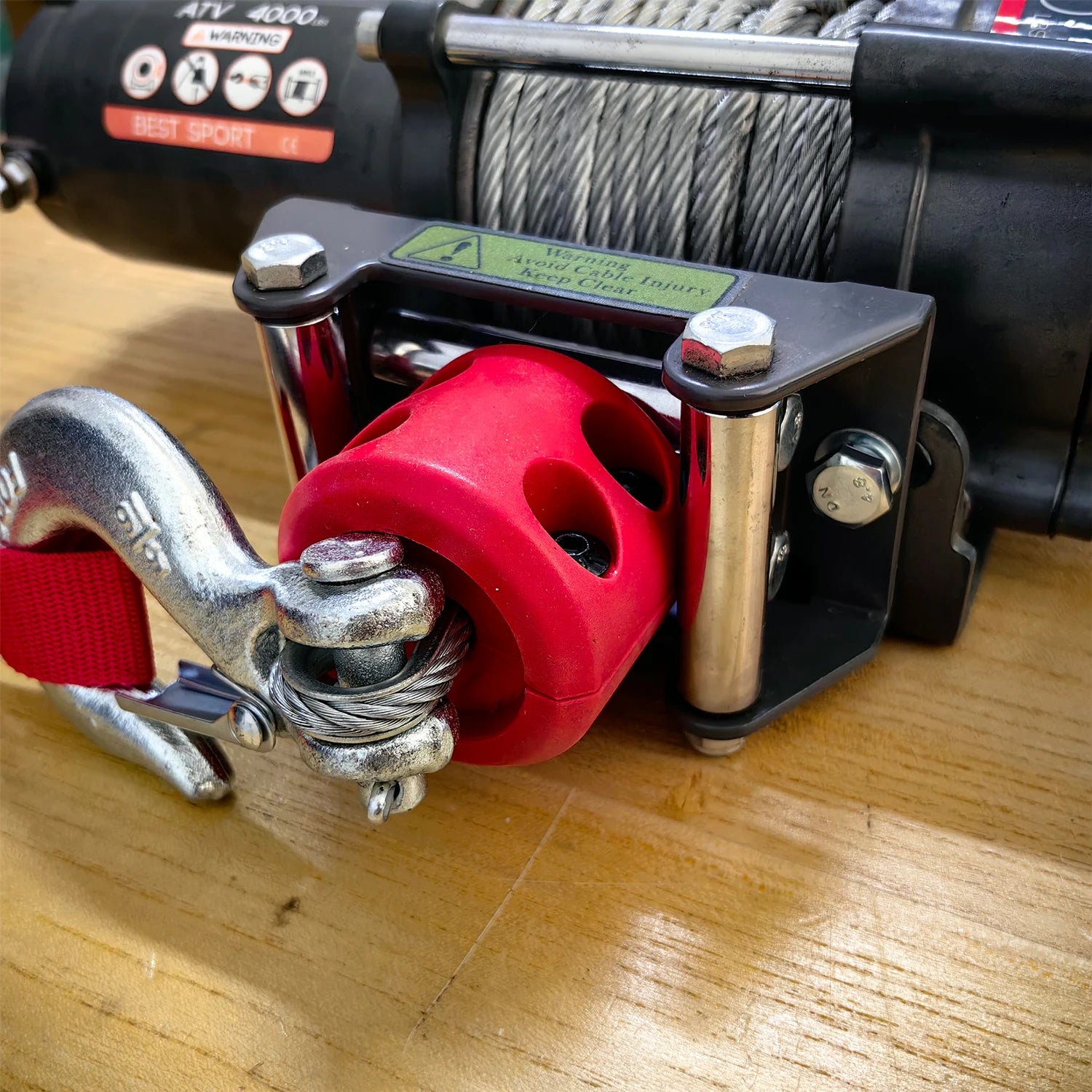 CowLost | winch-cable-hook-stopper-essential-offroad-atv-utv-accessory-for-universal-auto-safeguard |5