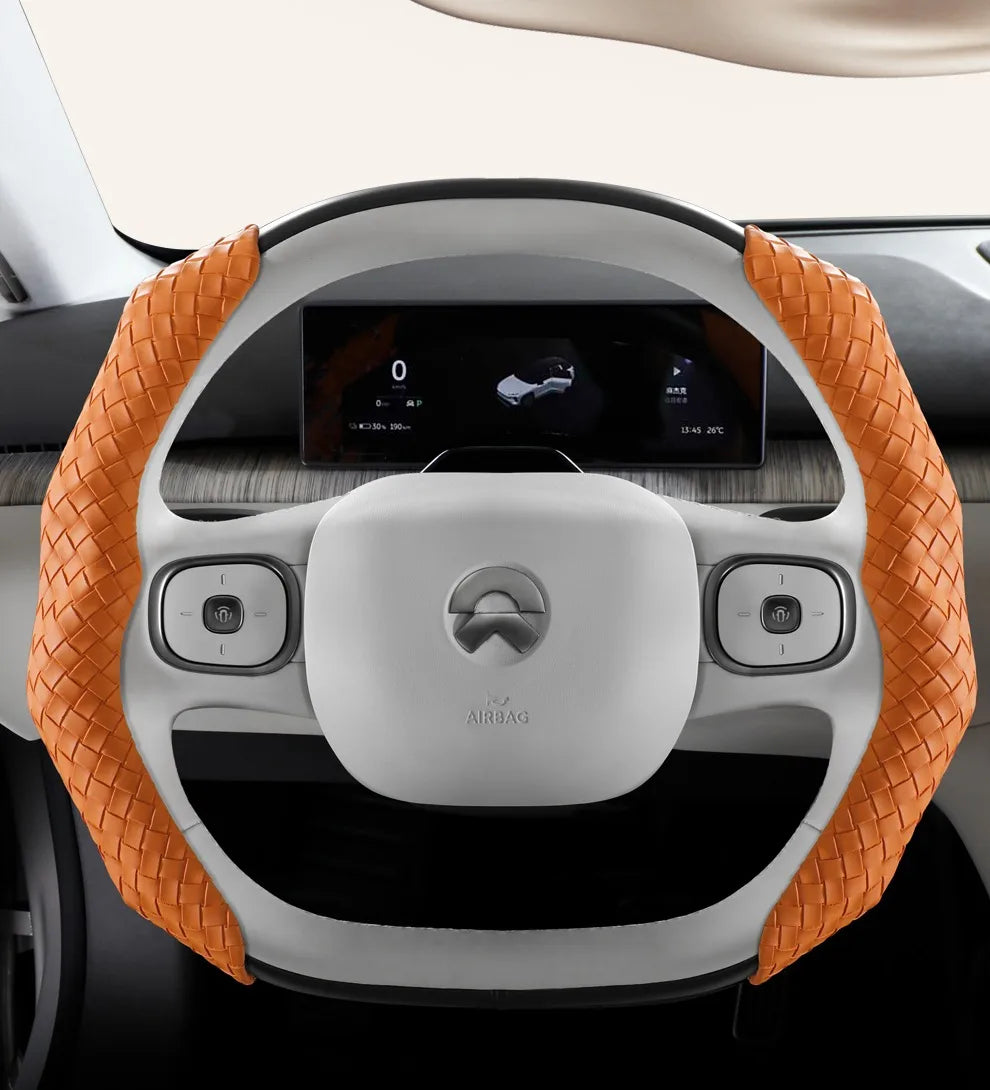 CowLost | luxury-braided-pu-leather-steering-wheel-cover |15