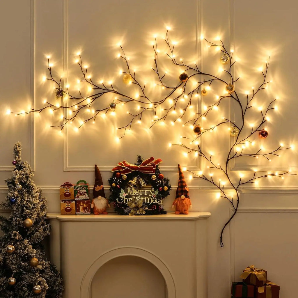 CowLost | product_id-144led-usb-bendable-artificial-willow-vine-string-lights-for-indoor-holiday-decor |12