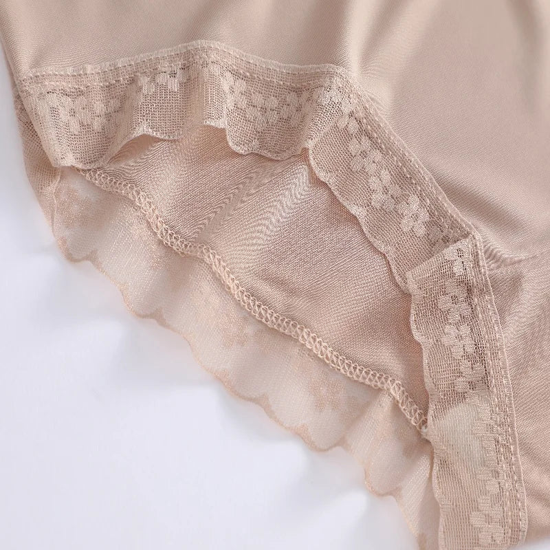 CowLost | activewear-pants-3pcs-seamless-ice-silk-lace-panties-set |28