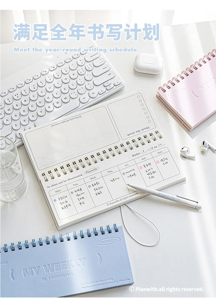 CowLost | product_id-planwith-weekly-flip-up-small-notebook-portable-horizontal-coil-notepad |12