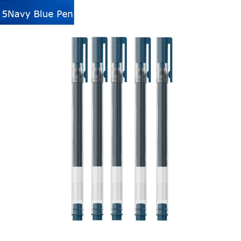 CowLost | product_id-beifa-5-10pcs-0-5mm-gel-pens-black-blue-red-ink-refills-large-capacity-water-based-office-school-pens |20
