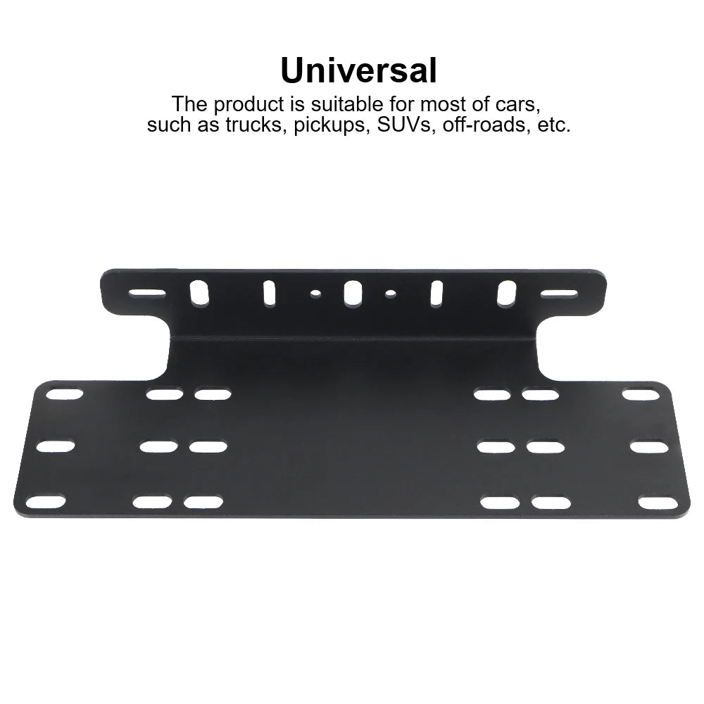 CowLost | product_id-front-bumper-license-plate-mount-bracket-with-led-work-light-bar |7