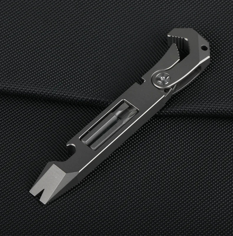 CowLost | tools-tc4-titanium-alloy-crowbar-edc-tool-set-with-screwdriver-wrench-and-eternal-pen-for-outdoor-camping-gift |33