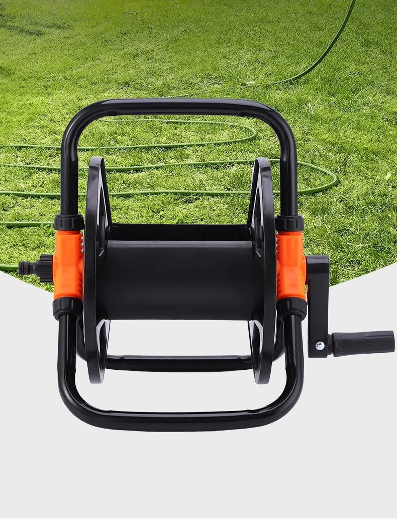 CowLost | diy-hose-reel-portable-water-pipe-storage-rack-single-arm-pipe-coiler-garden-supplies |9