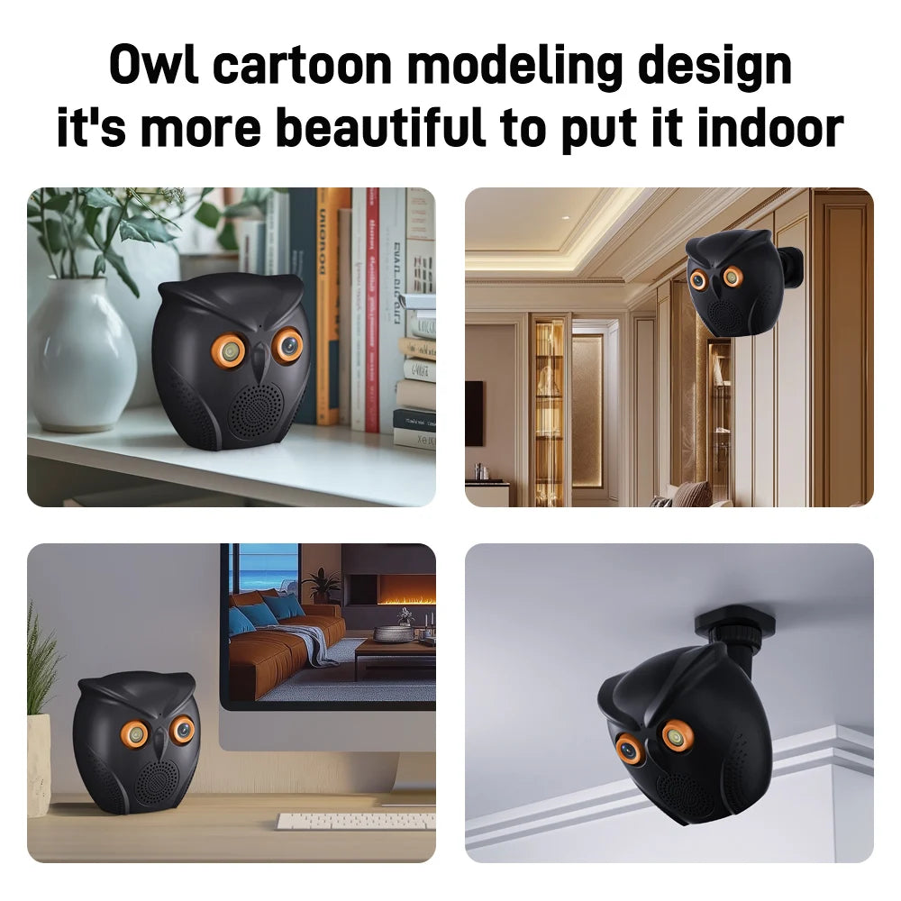 CowLost | product_id-vesafe-icsee-5mp-hd-indoor-wifi-security-camera-owl-shape-with-night-vision-and-human-detection |11