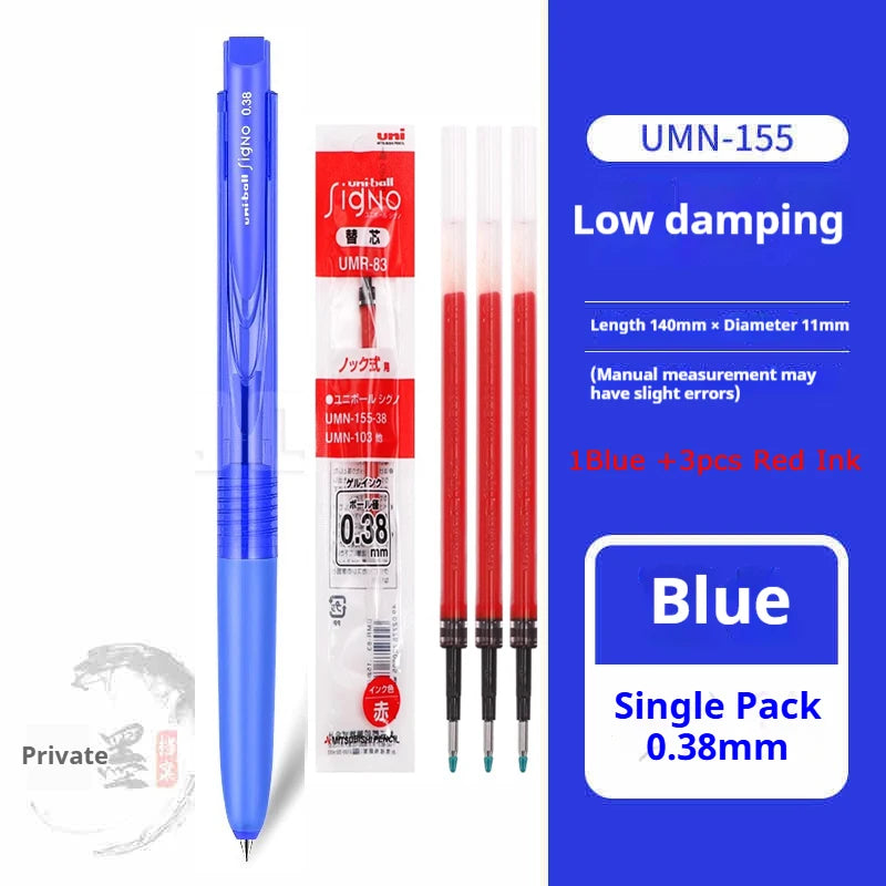CowLost | product_id-mitsubishi-uni-signo-umn155-gel-pen-0-38-0-5mm-black-red-blue-quick-dry-smooth-low-friction |42