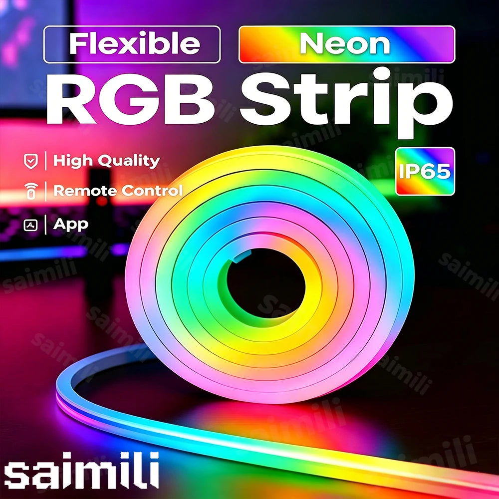 CowLost | light-ropes-strings-product_id-rgb-neon-led-strip-light-usb-waterproof-bluetooth-app-remote-music-sync-for-bedroom-party-holiday |1