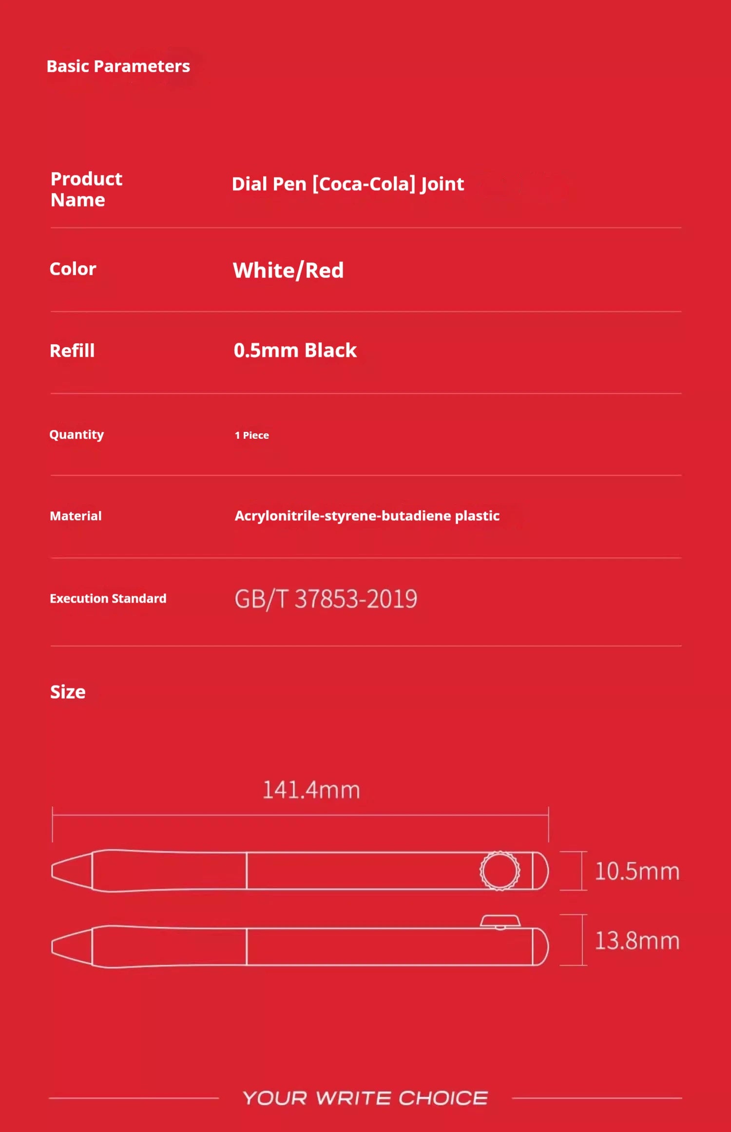 CowLost | product_id-kaco-coca-cola-co-branded-0-5mm-black-gel-pen-quick-drying-for-students-exams |16