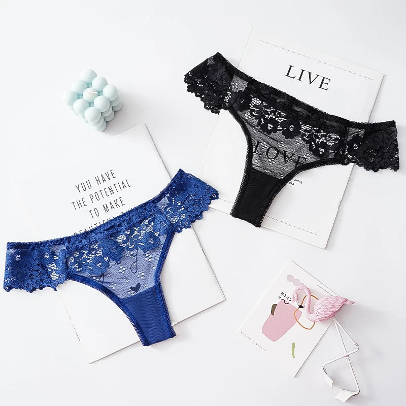 CowLost | women-sexy-lace-g-string-briefs-temptation-low-waist-thongs |2
