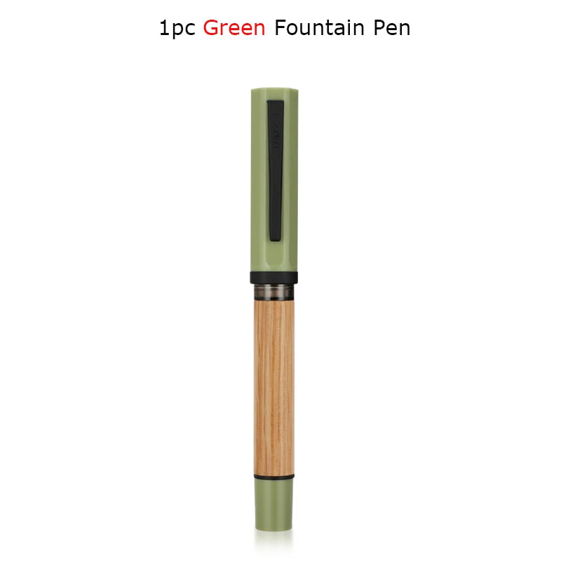 CowLost | product_id-jinhao-wooden-fountain-pen-58-with-replaceable-ink-sac-for-calligraphy |10