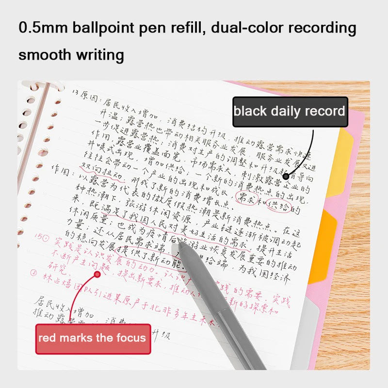 CowLost | product_id-kaco-easy-3-in-1-pen-black-red-gel-pen-0-5mm-mechanical-pencil-for-daily-writing |3