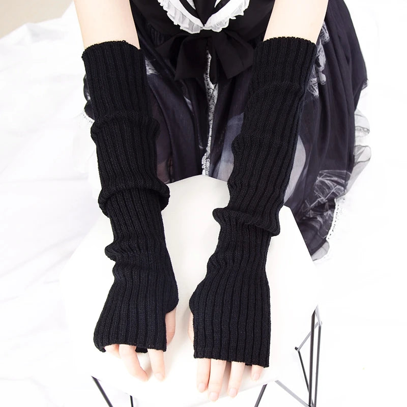 CowLost | activewear-pants-women-long-fingerless-knit-gloves |27