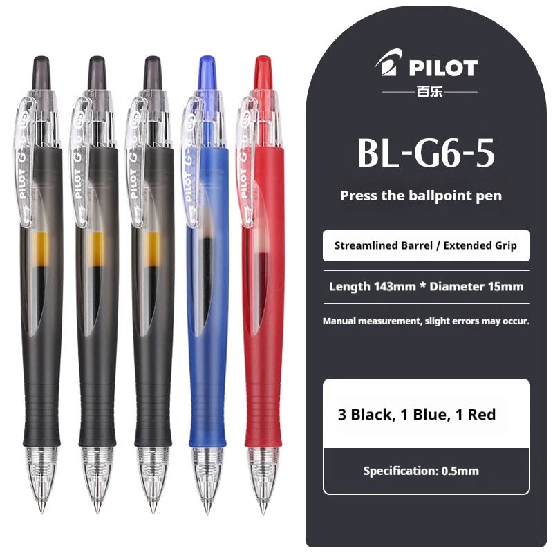 CowLost | product_id-pilot-g-6-0-5mm-gel-pen-with-comfort-grip-black-red-blue-ink-smooth-writing-needle-point |36