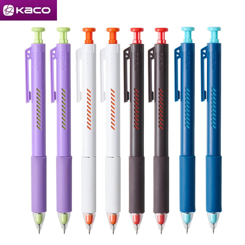 CowLost | product_id-kaco-on-zero-0-5mm-black-retractable-refillable-gel-pen-smooth-writing |1