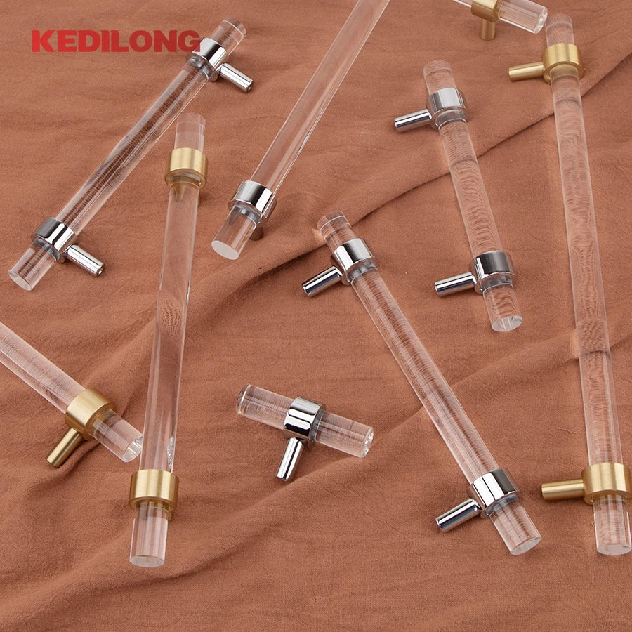 CowLost | kedlo-modern-minimalist-acrylic-brass-long-handle-furniture-hardware |1