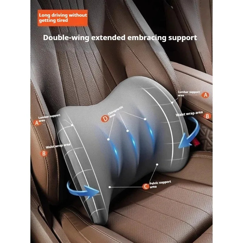 CowLost | back-lumbar-support-cushions-product_id-car-memory-foam-lumbar-and-headrest-pillow-set-soft-breathable-back-cushion |2