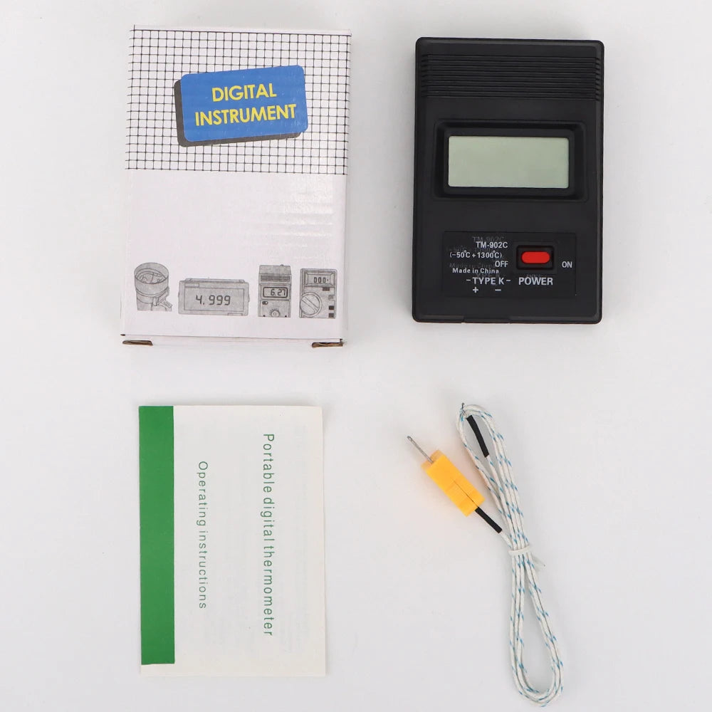 TM902C Digital Thermometer K Type Thermocouple Needle Probe -50°C to 1300°C