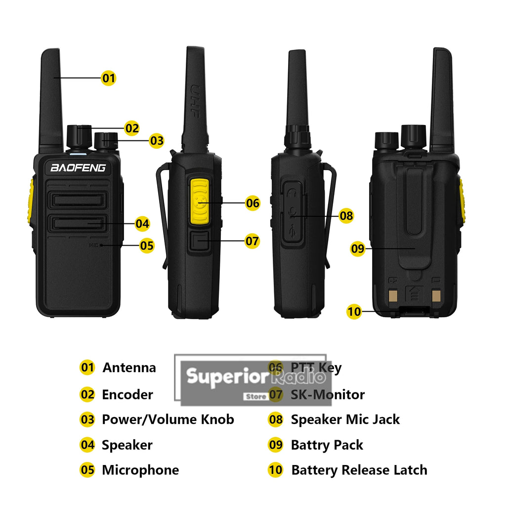 CowLost | mobile-phone-cases-baofeng-bd-v12a-mini-walkie-talkie-uhf-400-480mhz-noise-reduction-usb-c-charging |9