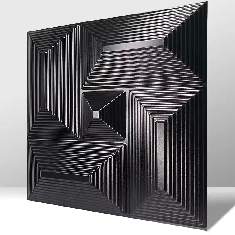 1 Pcs Super 3D Art Champagne Gold Wood grainWall Panel