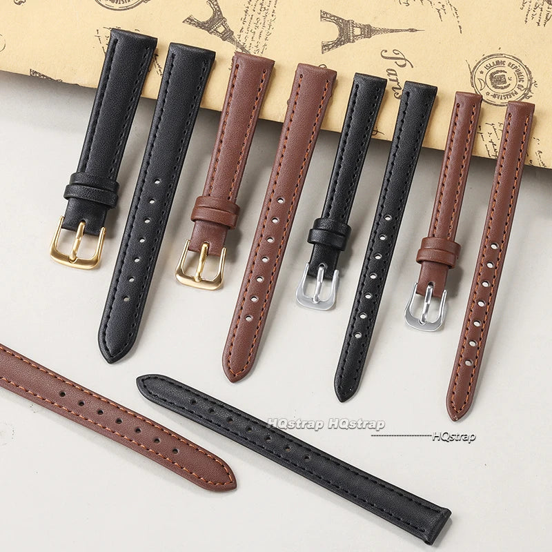 CowLost | bracelets-product_id-pu-leather-ultra-thin-soft-watchband-for-seiko-rolex-8-18mm-black-brown-strap |2