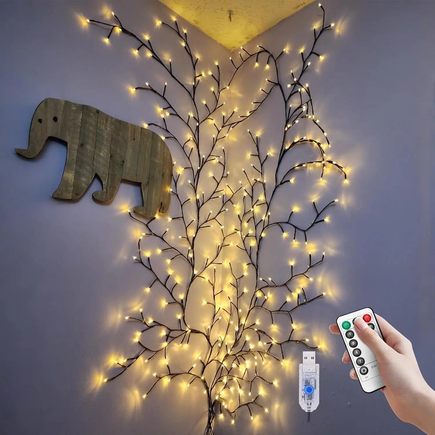 CowLost | product_id-144led-usb-bendable-artificial-willow-vine-string-lights-for-indoor-holiday-decor |14