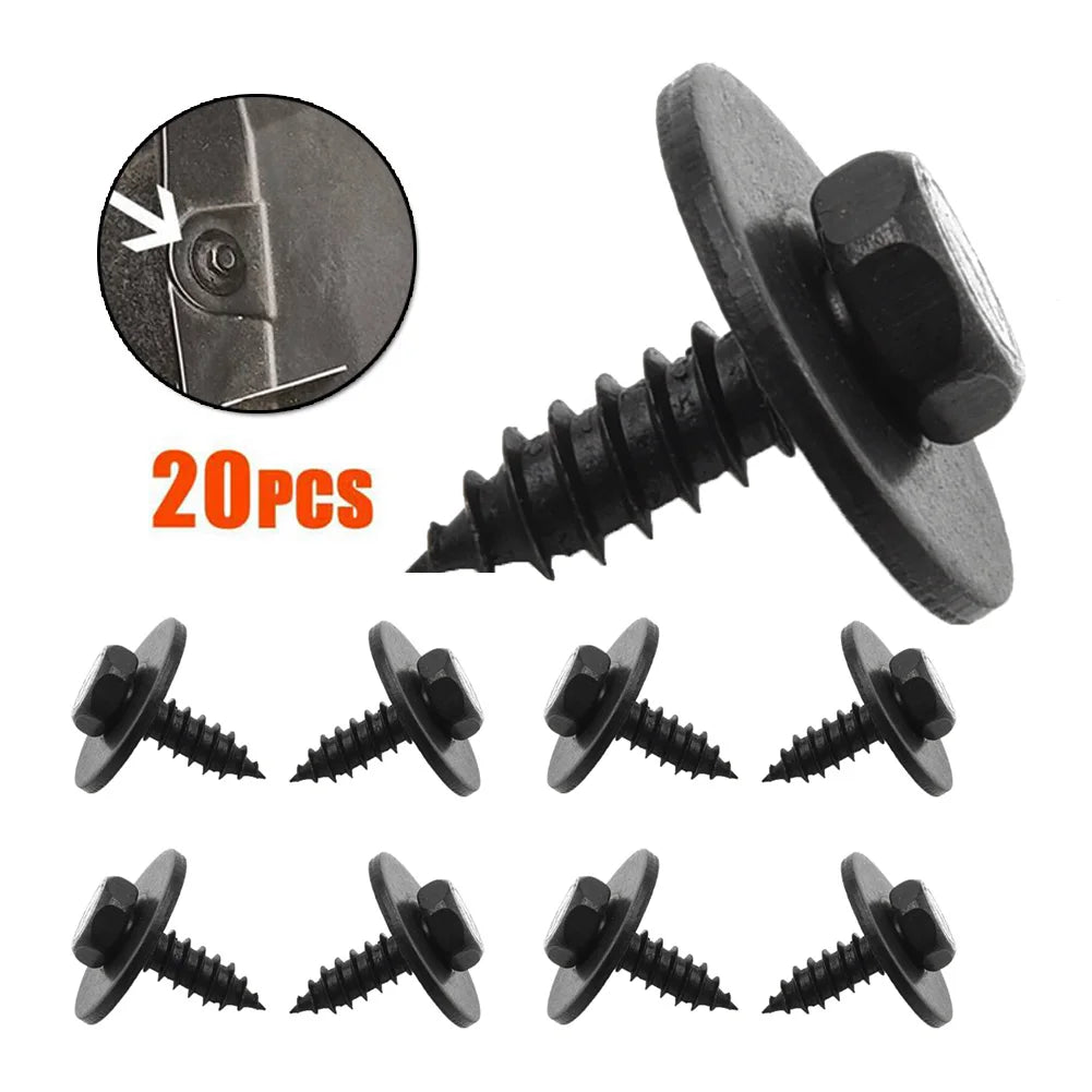 CowLost | product_id-20pcs-bmw-hex-head-screw-07147129160-fender-liner-air-duct-clip-bolt |7
