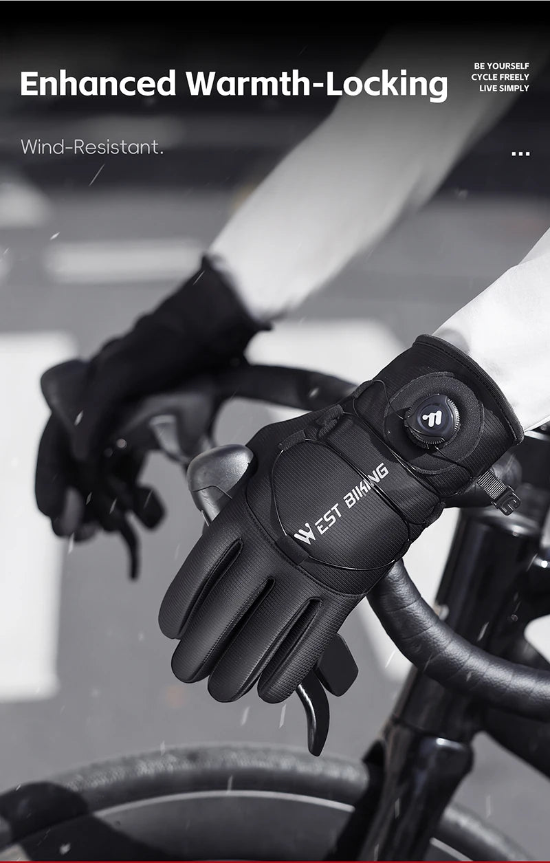 CowLost | west-biking-self-locking-bike-gloves-winter-fleece-thermal-cycling-gloves-with-rotating-buckle-waterproof-mtb-motorcycle-gloves |11