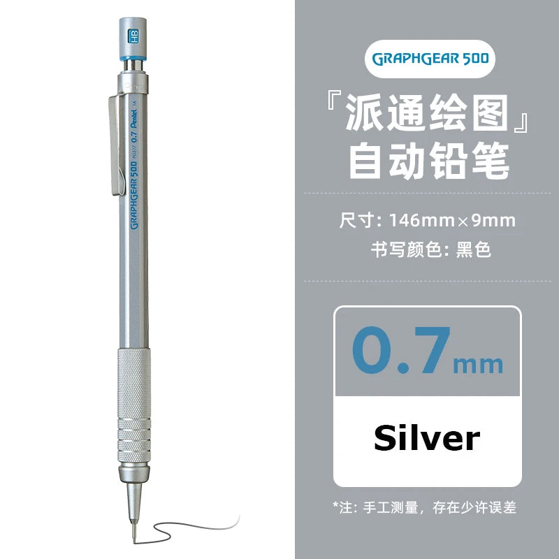 CowLost | product_id-japanese-pentel-automatic-mechanical-pencil-metal-head-0-3-0-5-0-7-0-9mm-for-writing-drawing-sketching |21