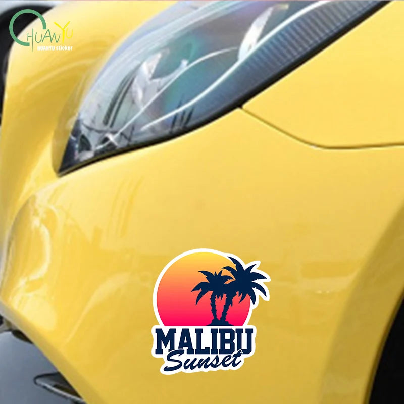 CowLost | personality-malibu-sunset-car-sticker-decal-pvc |8