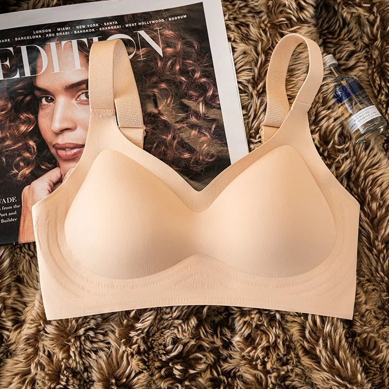 CowLost | product_id-plus-size-seamless-wire-free-push-up-bra-with-adjustable-straps-m-3xl |12