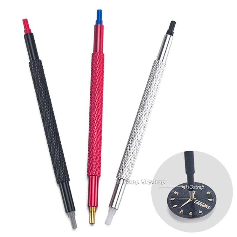 3pcs Watch Hand Pressers Rubber Head Tool Kit for Wristwatch Repair