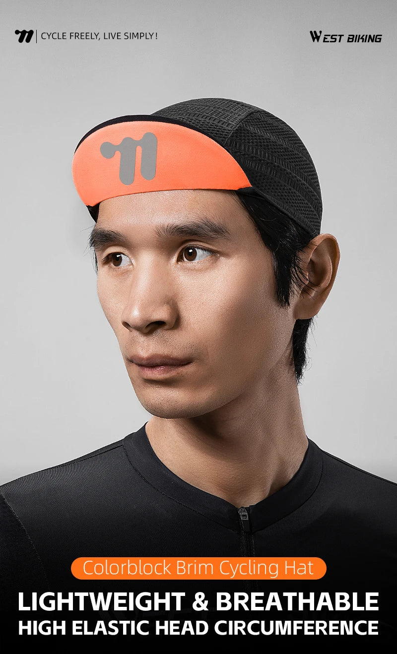 CowLost | west-biking-cycling-cap-with-brim-summer-sunscreen-quick-dry-sport-hat-bicycle-hat-balaclava-unisex-breathable-hat-bike-headwear |33