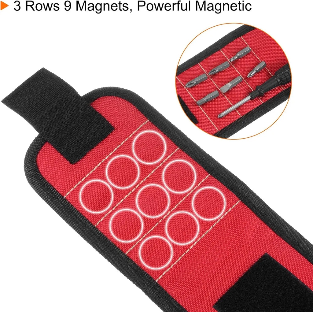 CowLost | product_id-magnetic-wristband-tool-holder-for-screws-nails-and-drill-bits-with-strong-magnets |6