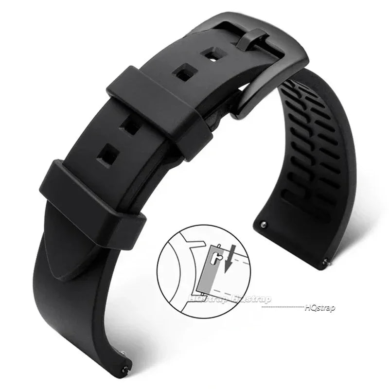 CowLost | product_id-quick-release-silicone-sports-watch-strap-18-24mm-black-green-orange-blue |33