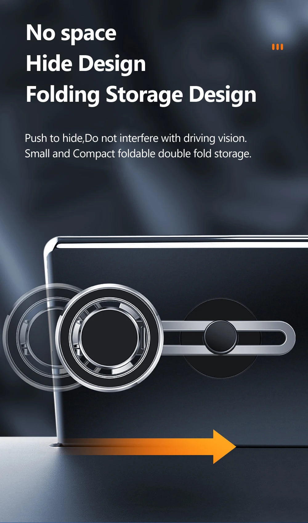CowLost | product_id-magnetic-adjustable-foldable-telescopic-car-phone-holder-gps-mount-for-iphone-14-13-12-magsafe |15