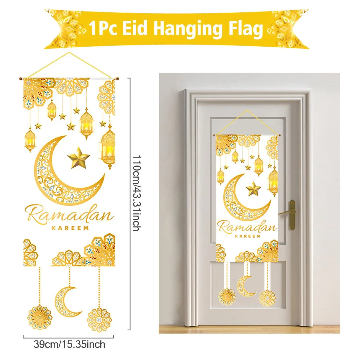 CowLost | ramadan-kareem-hanging-flag-ramadan-decoration |30