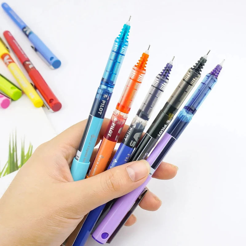 CowLost | product_id-pilot-bx-v5-12-color-0-5mm-rollerball-pens-anti-leak-smooth-ink-for-journaling-art-projects |2