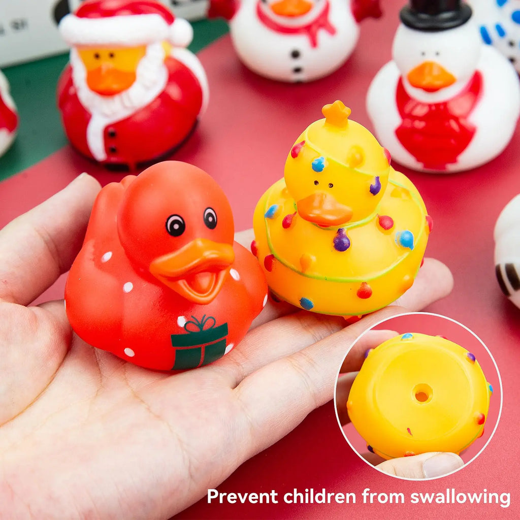 CowLost | product_id-2-6-12-christmas-rubber-ducks-2-16-funny-holiday-duck-toys-for-jeep-ducking-bath-play |3