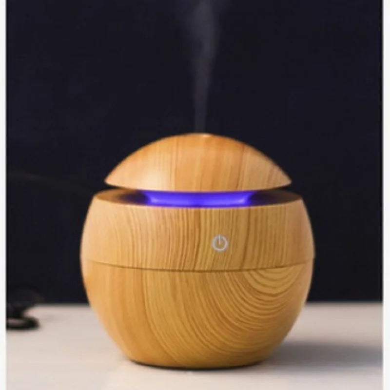 CowLost | product_id-portable-mini-wood-grain-spherical-desktop-air-humidifier-purifier-aromatherapy-machine |5