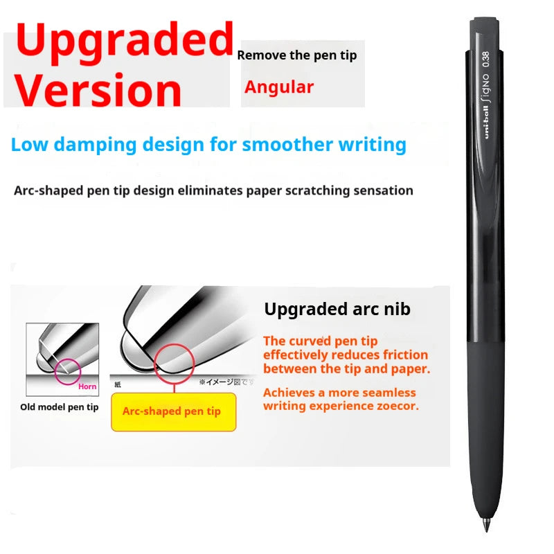 CowLost | product_id-mitsubishi-uni-signo-umn155-gel-pen-0-38-0-5mm-black-red-blue-quick-dry-smooth-low-friction |2