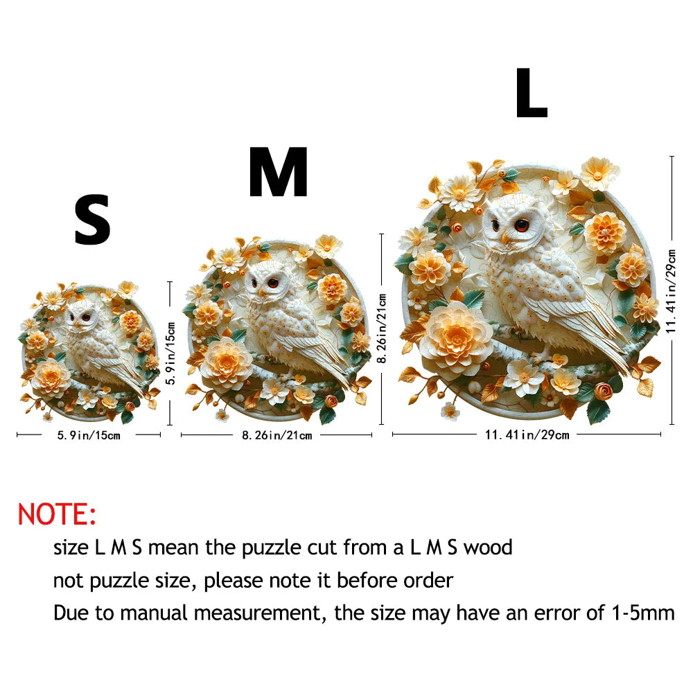 CowLost | product_id-wise-owl-wooden-jigsaw-puzzle-advanced-challenge-for-adults-family-gifts |5