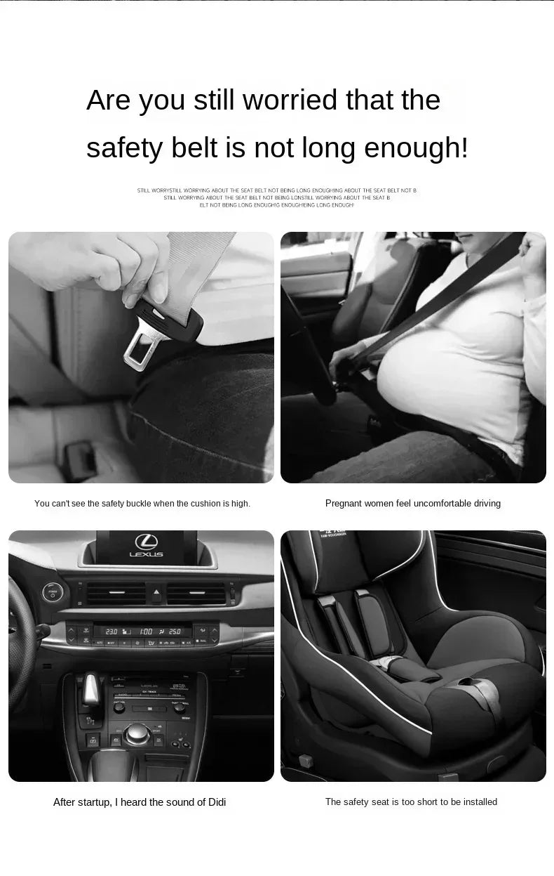 CowLost | product_id-2pcs-car-seat-belt-extenders-with-thick-socket-cover-and-lock-buckle |8