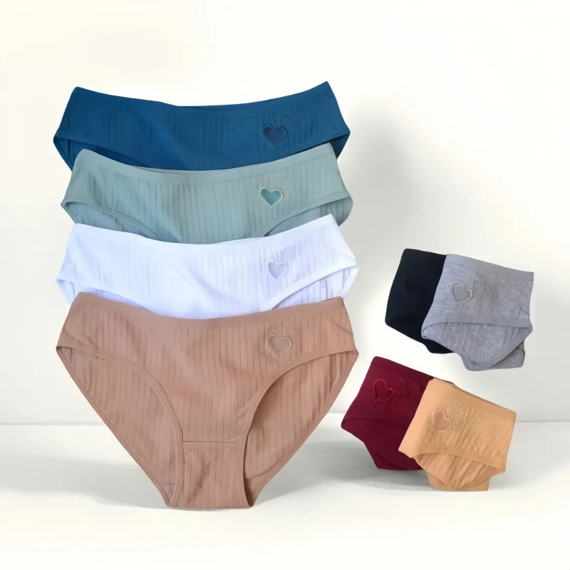 CowLost | 3pcs-set-low-rise-panties-women-cotton-briefs-comfort-seamless-underwear-female-underpants-women-sexy-lingerie-s-l |1