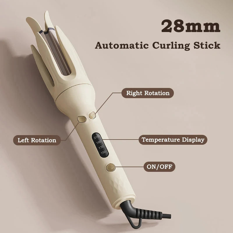 CowLost | product_id-automatic-28mm-ceramic-hair-curler-with-negative-ions-and-anti-tangle-rotating-curling-iron |4